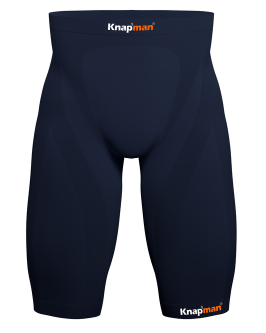 Knapman Mens Compression Shorts 45% navy blue