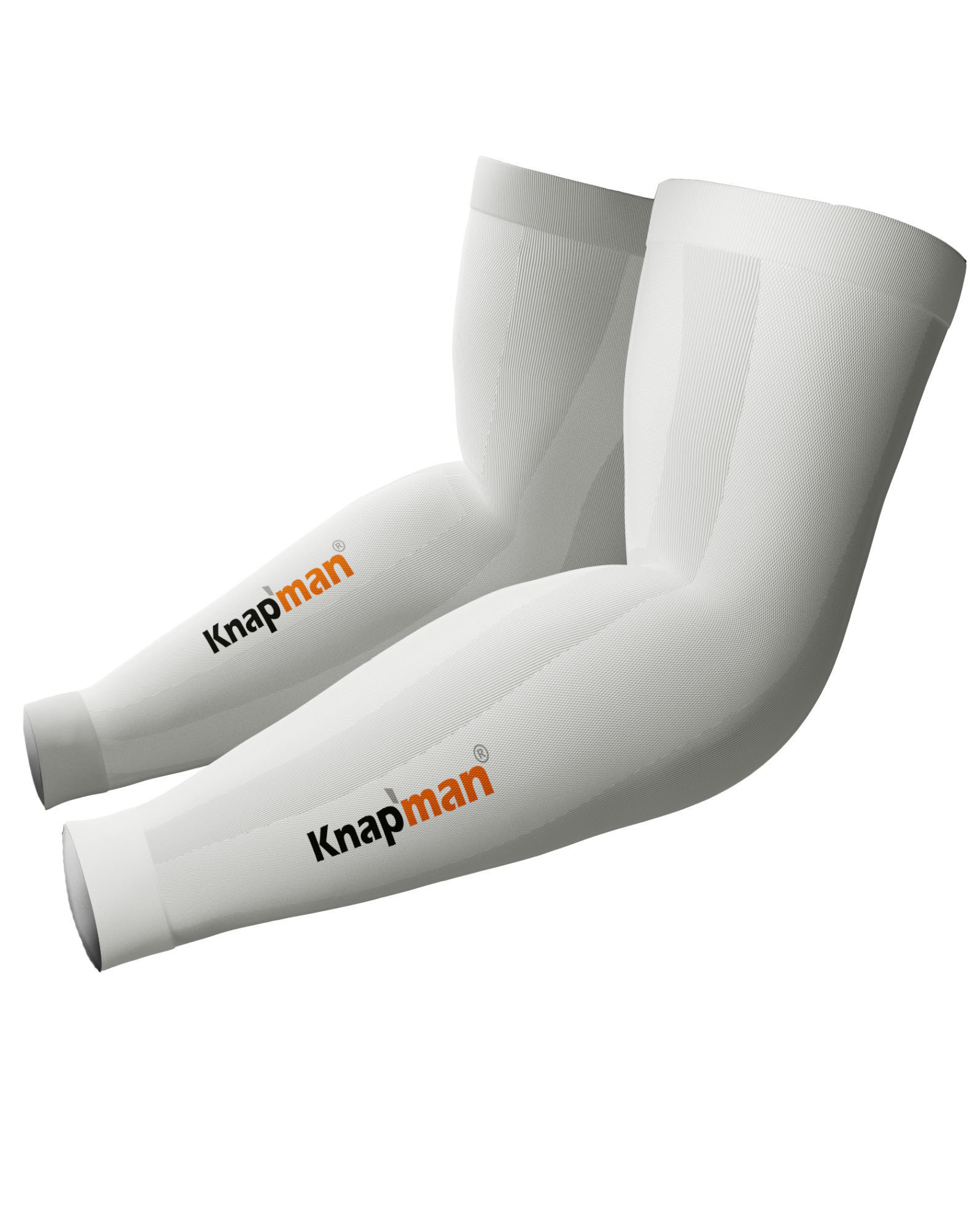 Knapman Zoned Compression Arm Sleeves 45% white