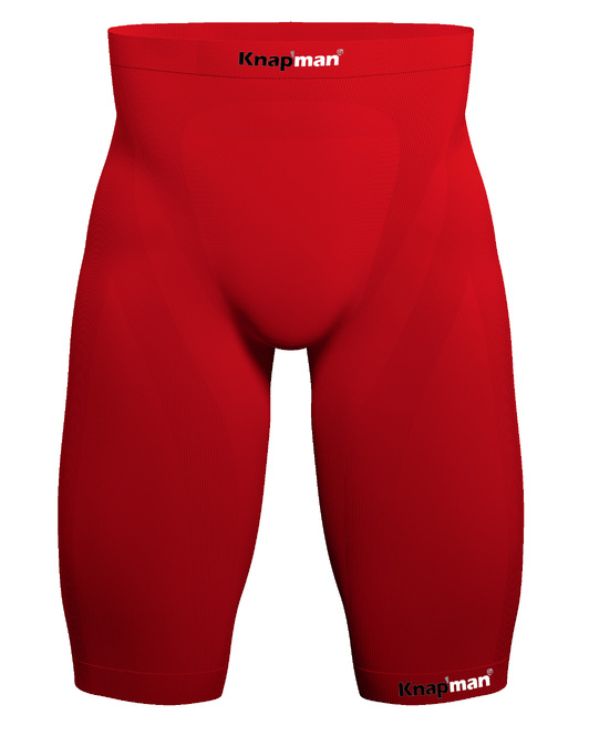 Knapman Mens Compression Shorts 25% Red