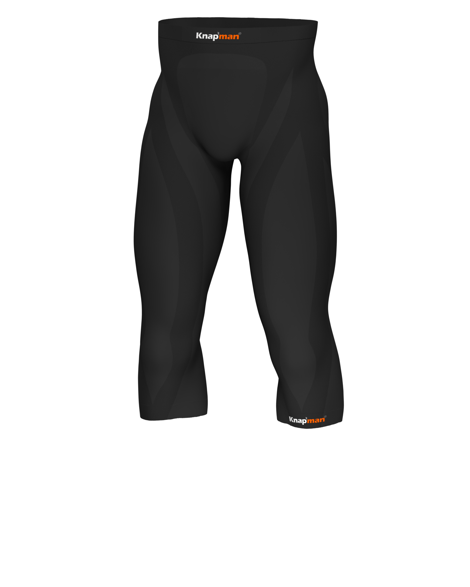 Knap'man Shop | Knap'man Compression Tights 3/4 45% Black