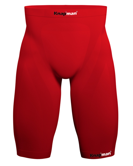 Knapman Mens Compression Shorts 45% red