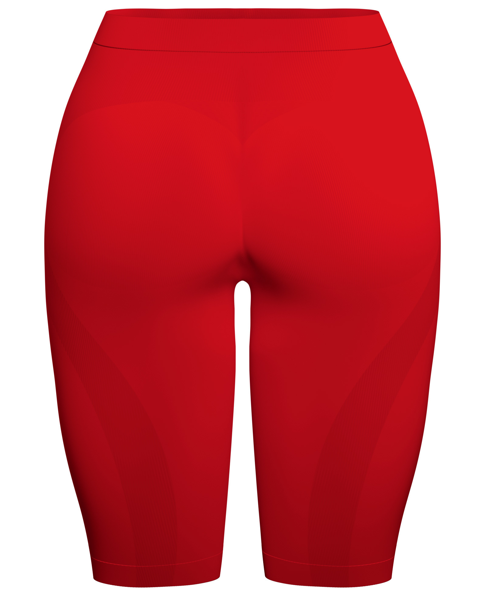 Women's Athletic Shorts - Compression Fit in Red