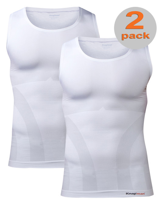 TWOPACK | Knap'man Compression Tanktop 2.0 White