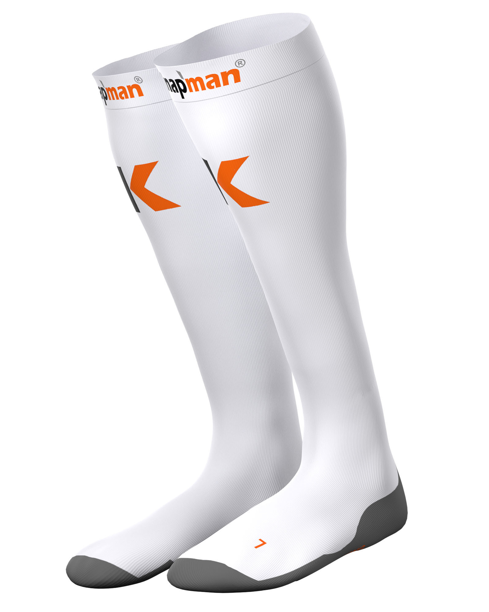 Knapman Womens Ultra Strong Compression Socks White