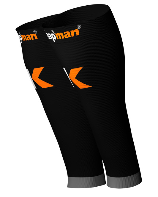 Knapman Womens Active Strong Compression Calf Sleeves Black