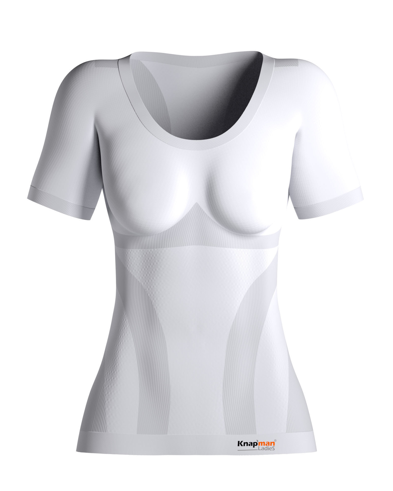 Knapman Women's Zoned Compression Roundneck Invisible Shirt
