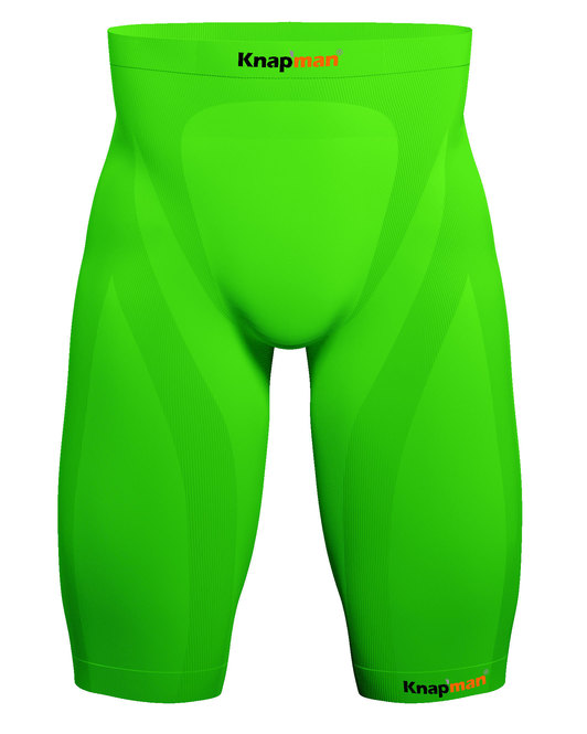 Knap'man Zoned Compression Shorts USP 45% Bright green