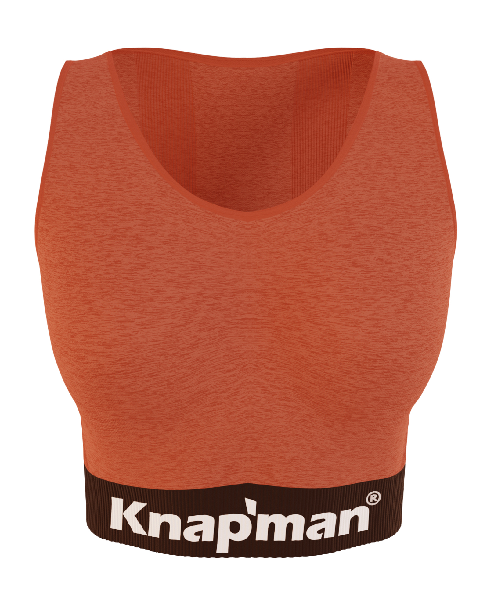Knap'man FitForm Compression Sport Top | Orange Melange