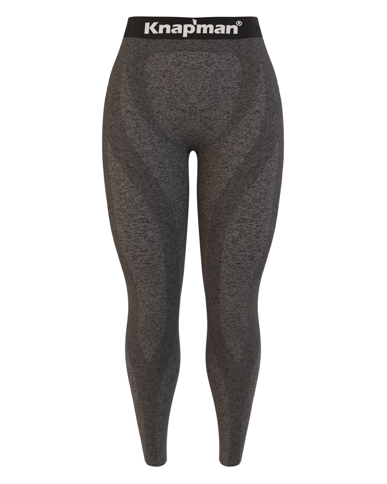 Knap'man FitForm Compression Sports Legging | Grey Melange