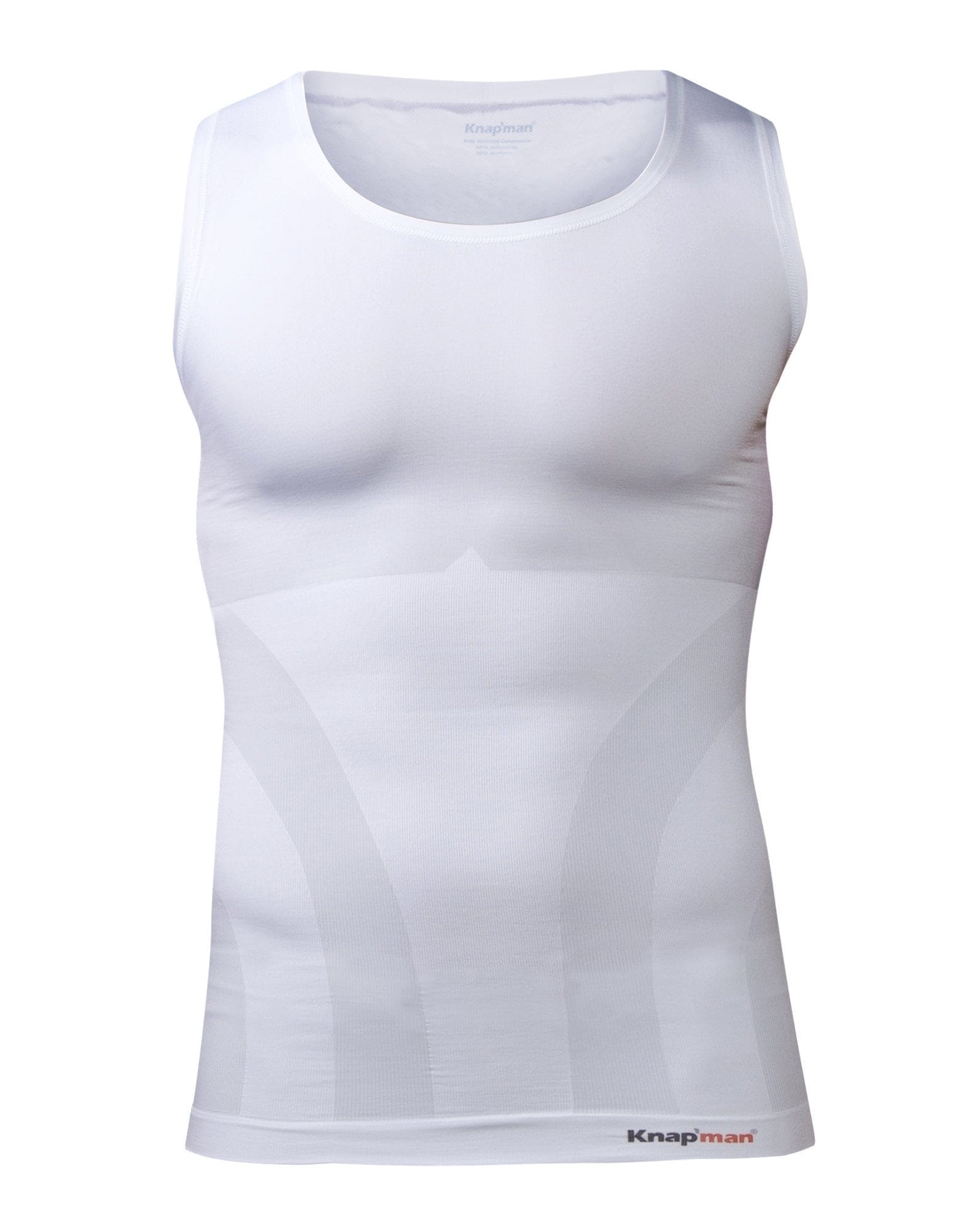 Knapman Men's Compression Tank-top white