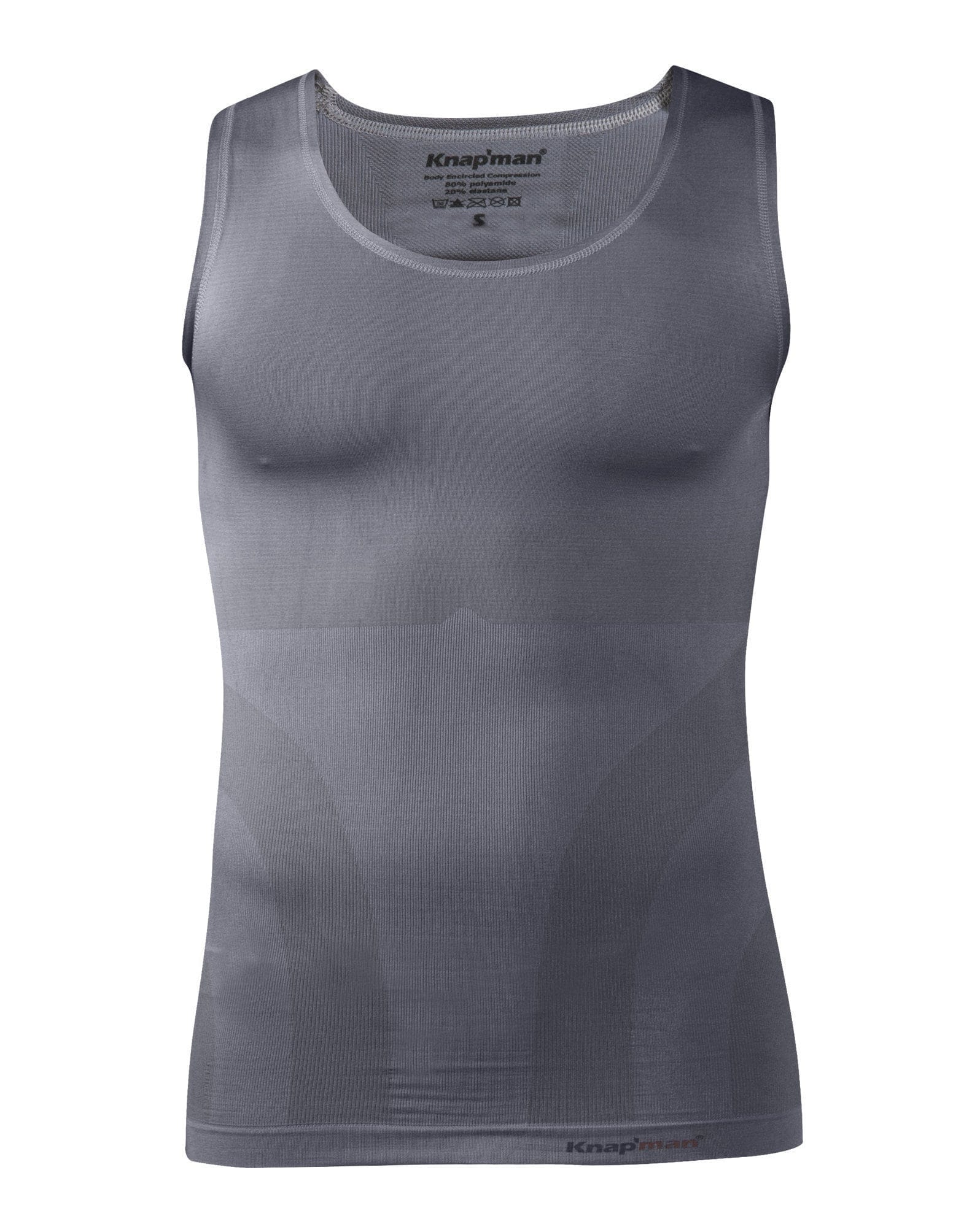 Knapman Men's Compression Tank-top grey