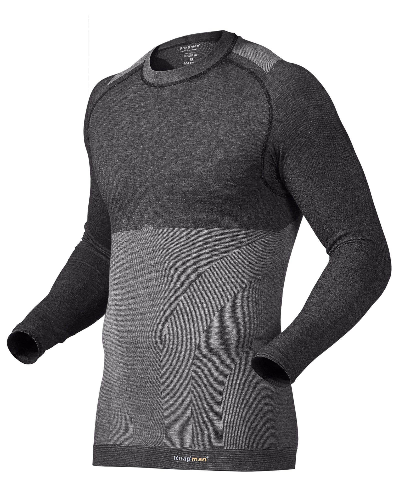 Knapman Men's Compression Shirt Wool 